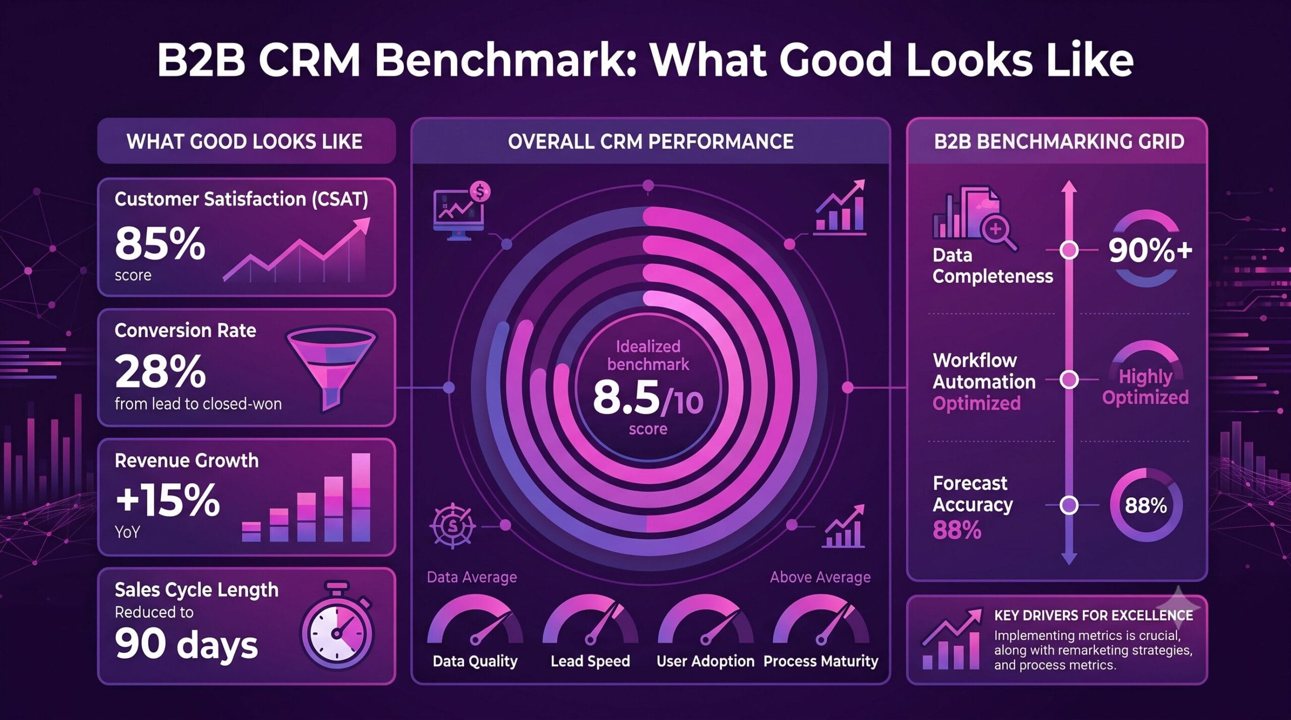 B2B CRM Benchmark: What Good Looks Like